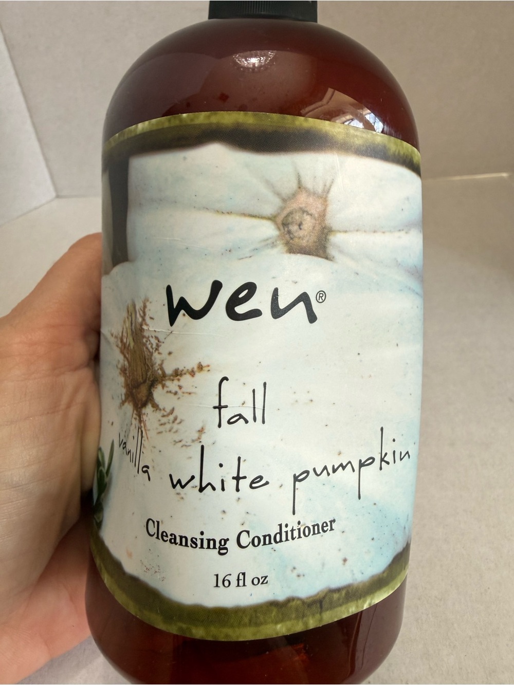 Sealed WEN Vanilla White Pumpkin 16 oz Cleansing Conditioner by WEN - Seasonal